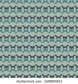 Seamless pattern. Rhombuses, trapeziums, figures ornament. Folk wallpaper. Ethnic motif. Simple shapes background. Geometric backdrop. Digital paper, textile print, web design, abstract