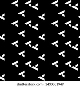 Seamless pattern. Rhombuses, trapeziums ornament.Polygons motif. Geometrical backdrop. Abstract background. Geometric figures wallpaper. Digital paper, textile print, web design. Vector