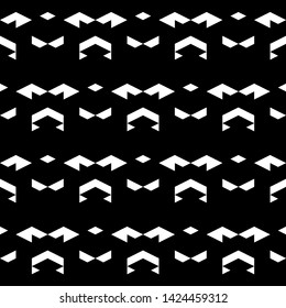 Seamless pattern. Rhombuses, triangles, chevrons, figures ornament. Simple shapes wallpaper. Geometrical backdrop. Ethnic background. Digital paper, web designing, textile print.