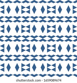 Seamless pattern. Rhombuses, triangles, chevrons ornament. Geometrical backdrop. Abstract background. Polygons motif. Geometric shapes wallpaper. Digital paper, textile print, web design. Vector.