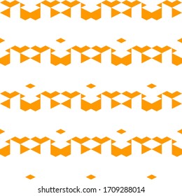 Seamless pattern. Rhombuses, triangles, chevrons, figures ornament. Folk wallpaper. Ethnic motif. Diamonds, shapes background. Geometric backdrop. Digital paper, textile print, web design, abstract.