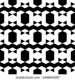 Seamless pattern. Rhombuses, triangles, figures ornament. Simple shapes backdrop. Ethnic wallpaper. Mosaics background. Geometric motif. Digital paper, web design, textile print.