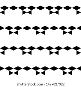 Seamless pattern. Rhombuses, triangles ornament. Polygons background. Simple shapes wallpaper. Geometrical backdrop. Digital paper, web designing, textile print. Vector.