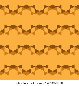 Seamless pattern. Rhombuses, triangles ornament. Polygons background. Simple shapes wallpaper. Geometrical backdrop. Digital paper, web designing, textile print. Vector.