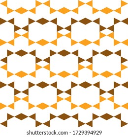 Seamless pattern. Rhombuses, triangles ornament. Polygons background. Simple shapes wallpaper. Geometrical backdrop. Digital paper, web designing, textile print. Vector.