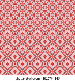 Nahtlose Muster von Busen. Ungewöhnliches Gitter. Geometrischer Hintergrund.