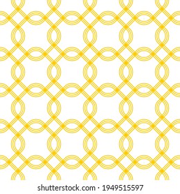 Seamless pattern of rhombuses. Unusual lattice. Geometric striped background.
