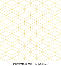 Nahtlose Muster von Busen. Ungewöhnliches Gitter. Geometrischer orangefarbener Hintergrund.