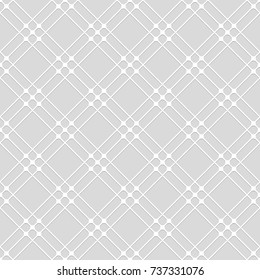 Seamless pattern of rhombuses. Unusual lattice. Geometric background. Vector illustration. Good quality. Good design.