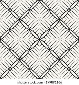 Seamless pattern with rhombuses. Vector abstract background. Stylish cell structure