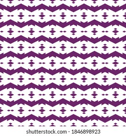 Seamless pattern. Rhombuses, zigzag lines background. Figures wallpaper. Ethnic motif. Simple ornament. Geometric backdrop. Digital paper, textile print, web design, abstract
