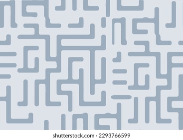 Seamless Pattern in Rhythmic maze, labyrinth, meander Ethnic Style. Tribal Element. Design can be used for Hijab, Scarf, Card, Paper, Bandana, Kerchief, Shawl, fabric, wallpaper, template background 