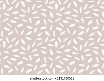 seamless pattern of rice grains - vector illustration