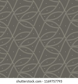 Seamless pattern with rice texture. repeatable background pattern vector illustration. Natural eco style durk gray rice seed motif for fabric, wrapping paper. 