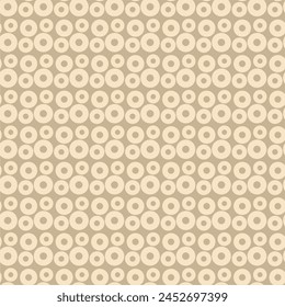 Seamless pattern with rings circles vector artistic print for textile paper decor wallpaper background endless creative art 