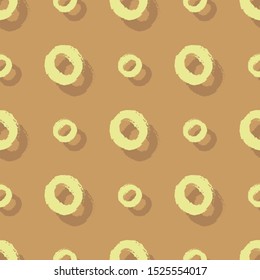 Seamless pattern with rings. Vector illustration. Design element for wallpaper, wrapping paper or fabric.