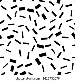 Seamless pattern risks black rectangles on white background