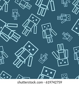 Seamless pattern of the robot