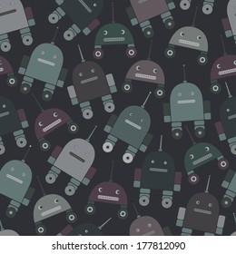 Seamless pattern of robots