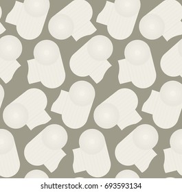 Seamless pattern with roll of toilet paper. Vector simple illustration about hygiene.