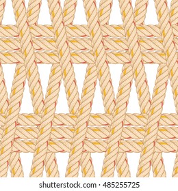 Seamless pattern with rope bending.