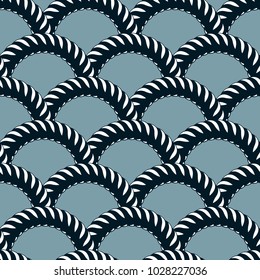 Seamless pattern rope woven vector, abstract illustrative background. Weaving or fishing net macro detailed endless illustration. Usable for fabric, wallpaper, wrapping, web and print.