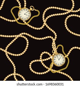 Seamless pattern of ropes for print, fabric, wallpapers, clothes.