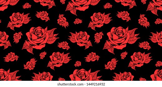 seamless pattern rose, rose pattern, pattern design.