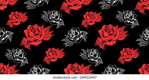 seamless pattern rose, rose pattern, pattern design.