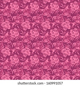 Seamless pattern with roses