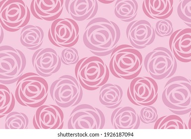 seamless pattern with roses for banners, cards, flyers, social media wallpapers, etc.