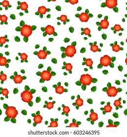 seamless pattern with roses for textiles