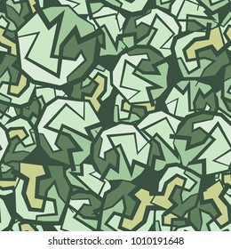 Seamless pattern. Rough imitation of a marble pattern. Camouflage. Suitable for backgrounds, design, 3d graphics, tourist, fishing and hunting equipment.