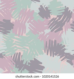 A seamless pattern of roughly shaded colorful discs. Fashionable camouflage.
