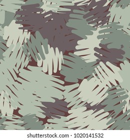A seamless pattern of roughly shaded colorful discs. Fashionable camouflage.