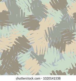 A seamless pattern of roughly shaded colorful discs. Fashionable camouflage.