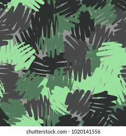 A seamless pattern of roughly shaded colorful discs. Fashionable camouflage.
