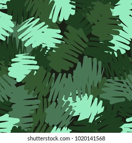 A seamless pattern of roughly shaded colorful discs. Fashionable camouflage.