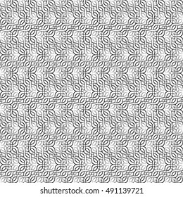 Seamless pattern from round celtic ornament