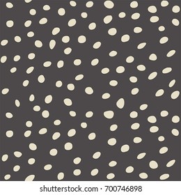 Seamless pattern with round elements. Polka Dot fabric background. Beautiful abstract vector illustration