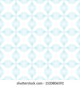 Seamless pattern of round lines. Geometric background.