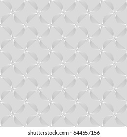 Seamless pattern of round lines. Geometric striped wallpaper. Unusual lattice. Vector illustration. Good quality. Good design.
