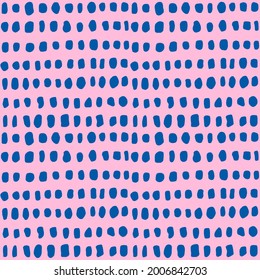 Seamless pattern with round organic shapes. Fashion stylish natural texture.