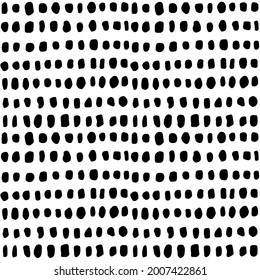 Seamless pattern with round organic shapes. Fashion stylish natural texture.