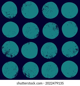 Seamless pattern with round organic shapes. Fashion stylish natural texture.