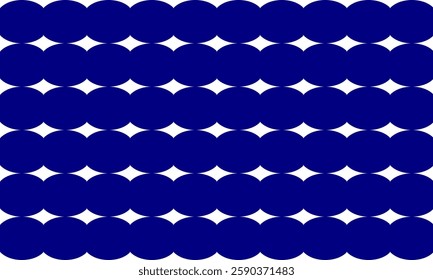 seamless pattern with round squares, dark blue tone and white round block horizontal strip repeat pattern, replete image, design for fabric printing