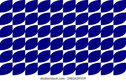 seamless pattern with round squares, two tone blue and white round block checkerboard repeat pattern, replete image, design for fabric printing