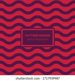 Seamless pattern with rounded diagonal lines. Modern stylish texture 