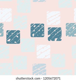 Seamless pattern with rounded squares. With the ability to edit.