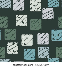 Seamless pattern with rounded squares. With the ability to edit.